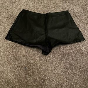 Leather Shorts